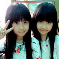 台湾网络红人双胞胎姐妹可爱头像